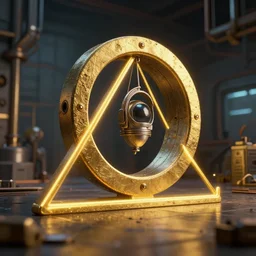 aperture science, golden ratio, cinematic, trending on artstation, deviantart and cgsociety, high resolution, industrial lighting, photorealistic, octane render, 8 k, depth of field, 3 d