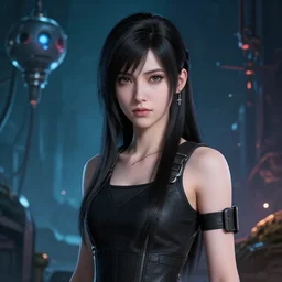 a girl from final fantasy live action, westworld, aperture science, abstergo, evocative, mystical night, very very very very detailed, award winning, masterpiece digital painting by greg rutkowski, alex grey, artstation, 4 k wallpaper