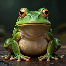 hyperrealistic mixed media image of a!! alex jones!! as a frog, stunning 3 d render inspired art by xiang duan and thomas eakes, perfect symmetry, realistic, highly detailed attributes and atmosphere, dim volumetric cinematic lighting, 8 k octane extremely hyper - detailed render, post - processing, masterpiece,