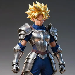 a female super saiyan as a battle harden soldier / knight trending on artstation deviantart pinterest photorealistic hd 8 k highlights and shadow detailed high resolution