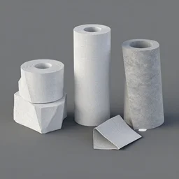 construction materials 3 d render, 2 d render