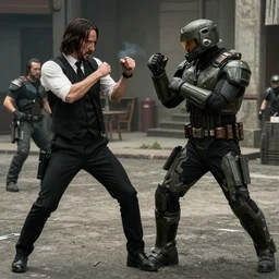 John Wick fights Master Chief
