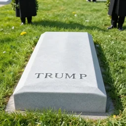 Trump's desecrated grave