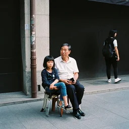 Candid Street Photography. Fujicolor Natura 1600