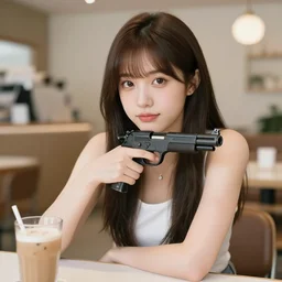 lida, girl cafe gun screenshot