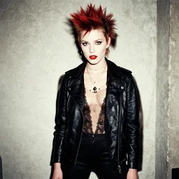 Punk girl by David LaChapelle