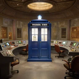 TARDIS control room designed by Leonardo Da Vinci