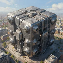 a giant borg cube over london, realistic painting, high definition, digital art, painting, very detailed, procreate, r / art, painttool sai, pixiv, deviantart, artstation, danbooru, illustration, realistic