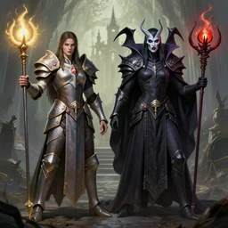a mix between a paladin and a necromancer