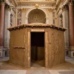 sistine chapel mud hut