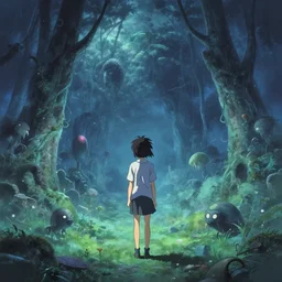 a high definition screenshot from the haunting and strange science fiction anime anime anime shinkai film ; a strange and ethereal dreamscape, digital painting by makoto shinkai, patrick faulwetter, sabbas apterus, surrealism, trending on artstation