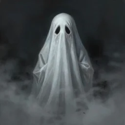 portrait of a sad ghost detailed, centered, digital painting, artstation, concept art, by donato giancola, Sean Yoro, Greg Rutkowski, trending on Artstation, Joseph Christian Leyendecker, WLOP, Boris Vallejo, octane render, dark, moody, foggy