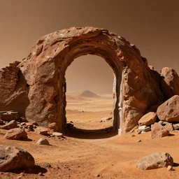 opening a portal in the ruins on mars, in the 4 0 th millenia, arstation
