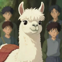 llama with dreadlocks, trending on pixiv fanbox, painted by makoto shinkai takashi takeuchi studio ghibli, akihiko yoshida, yoshitaka amano, wangechi mutu, clean cel shaded vector art. shutterstock. behance hd by lois van baarle, artgerm, helen huang, rossdraws, illustration