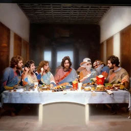 last supper in a McDonald's
