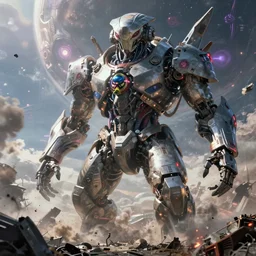 an epic photo of a epic massive cyberpunk cyborg of alien civilization with style of futuristic and hyper - realist and post apocalypse including nuclear war and daylight and interstellar with scifi blockbuster cg vfx concept art riot cinematic bio hazard soviet by zdislaw beksinski and fvckrender and visualdon trending on cgsociety unreal engine 5