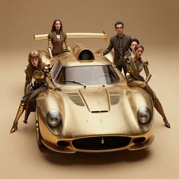 cyborg vintage supercar slick warm tones : by michal karcz, daniel merriam, victo ngai and guillermo del toro : ornate, dynamic, particulate, intricate, elegant, highly detailed, centered, artstation, smooth, sharp focus, octane render