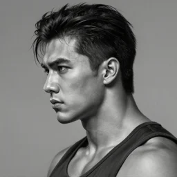 hyperdetailed profile portrait of a realistic street fighter vega, grayscale, by greg rutkowski, highly detailed, digital painting, artstation, smooth, sharp focus illustration, artstation hq. intricate, elegant, 8 k, unreal engine. art by wlop and artgerm and ayami kojima. dan mumford, tomokazu matsuyama, takato yamamoto