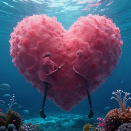 by dave melvin and jedd chevrier, visually stunning, cinematic, ultra realistic, hyper realism, 1 2 k, epic, octane render, unreal engine, vfx, maya, aquatic : ♥🌊