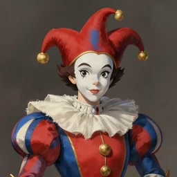 portrait of harlequin, artstation, elegant, highly detailed, digital painting, concept art, smooth, sharp focus, illustration, art by studio ghibli, fujita goro, atey ghailan, tom whalen, jean giraud 8 k