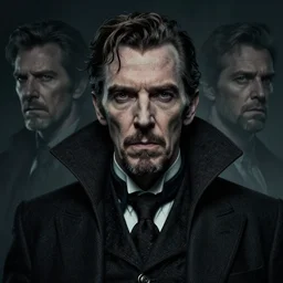 a highly detailed gloomy portrait of stephen strange, james gurney, james jean
