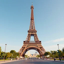 A very low poly render of Paris