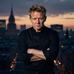 nightmare version of gordon ramsay twilight background dreamscape.