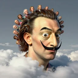 head in the clouds by beeple, artgerm, dali, pennington, makoto shinkai, stella, mckie, alex grey, bluth, pranckevicius, graaf, chris moore, foglio, masson, aivazosky, despain, bonestell. symbolism surrealism, spiritual, philosophical, artstation, 8 k, rendered,