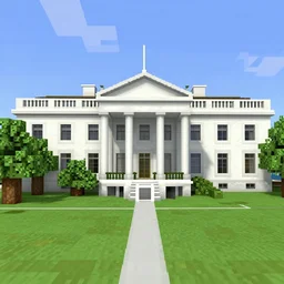 the white house in Minecraft