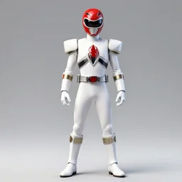 detailed fullbody portrait white ranger from power ranger spiderman by yusuke murata and masakazu katsura, artstation, highly - detailed, red helmet, helmet with web spider details, black handwraps, black boots, cgsociety, pencile and ink, city in the background, dark colors, intricate details