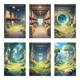photo cartoon bd illustration comic manga painting of warehouse environement : 5 fantasy environement, digital painting : 1 fat brush concept sketch artist bd enki bilal : 1 0