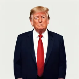 the mogul, jack black portrays donald trump, minimalist movie poster, minimalism, digital art, fan art, trending on artstation