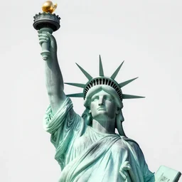 statue of liberty z buffer render