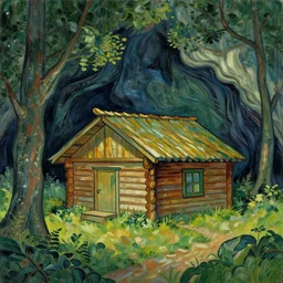 [ a log cabin in the forest ] [ van gogh ] [ cavern ]