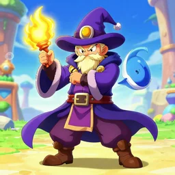 A wizard in Super Smash Brothers Ultimate