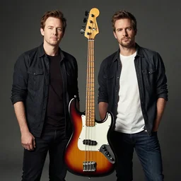 fender bass guitar by michael parkes and todd schorr