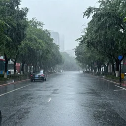 a big rain shower is expected