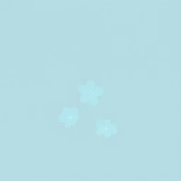 minimalistic wallpaper of light blue flowers, minimalistic style