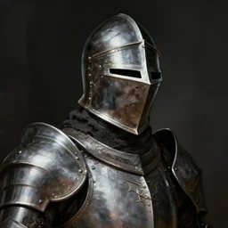 a portrait of an old knight with helmet off, grim - lighting, high - contrast, intricate, elegant, highly detailed, digital painting, artstation, concept art, smooth, sharp focus, illustration
