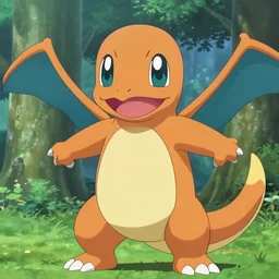 Anime, scene, Charmander character Aramaki, Shinji