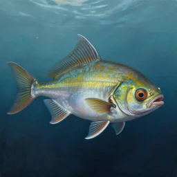a radioactive sheatfish. highly detailed painting by craig mullins, tom bagshaw,