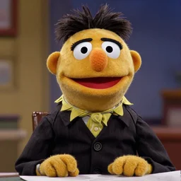 photo of muppet dwight schrute