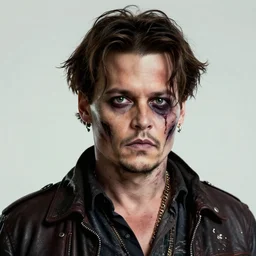 portrait of young johnny depp as a zombie, 7 days to die zombie, fine art, award winning, intricate, elegant, sharp focus, cinematic lighting, highly detailed, digital painting, 8 k concept art, art by guweiz and z. w. gu, masterpiece, trending on artstation, 8 k