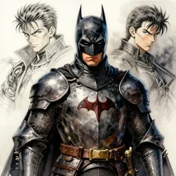 portrait, medieval knight Batman, watercolor, dramatic lighting, cinematic, establishing shot, extremly high detail, foto realistic, cinematic lighting, pen and ink, intricate line drawings, by Yoshitaka Amano, Ruan Jia, Kentaro Miura, Artgerm, post processed, concept art, artstation, matte painting, style by eddie mendoza, raphael lacoste, alex ross