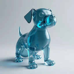 dog made of glass, photography, unreal engine, trending on artstation, photorealistic, octane, trending on deviantart
