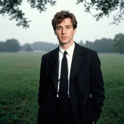 a portrait of a character in a scenic environment by Irving Penn