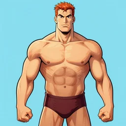 macron as elastic man, comic style