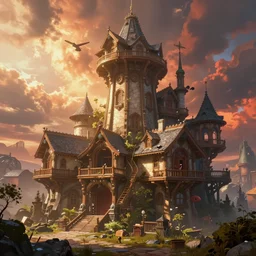 frostpunk portal house, cinematic view, epic sky, no people, detailed, concept art, high detail, warm lighting, volumetric, godrays, vivid, beautiful, trending on artstation, by jordan grimmer, huge scene, art greg rutkowski