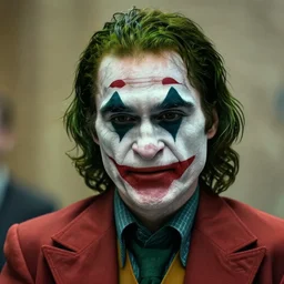 Live Action Still of Jerma in The Joker, real life, hyperrealistic, ultra realistic, realistic, highly detailed, epic, HD quality, 8k resolution, body and headshot, film still