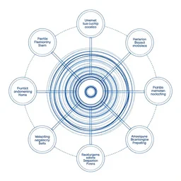 complicated network diagram blueprint